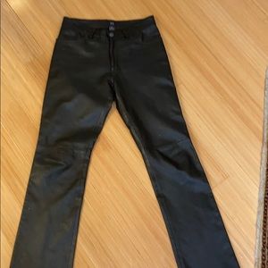 Leather pants